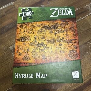 Legend of Zelda Hyrule Map 1,000 Piece Puzzle